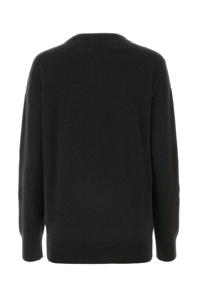 Dark Grey Crew Neck Sweater 2
