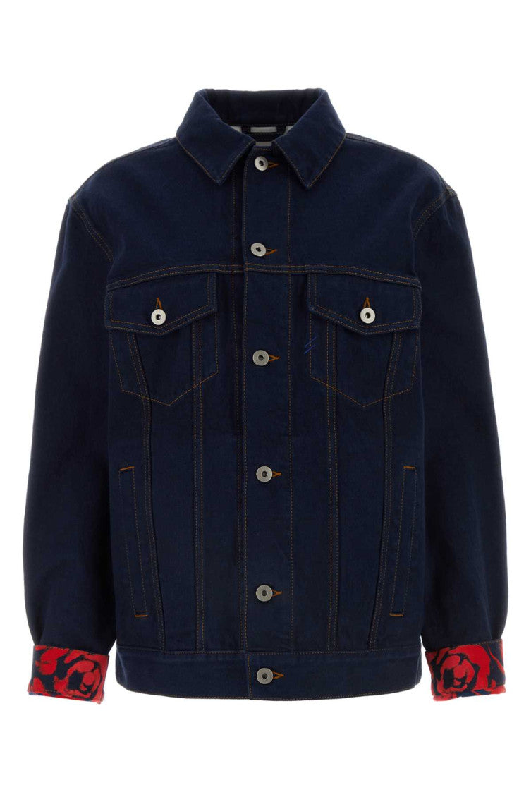 Navy Blue Denim Jacket 1