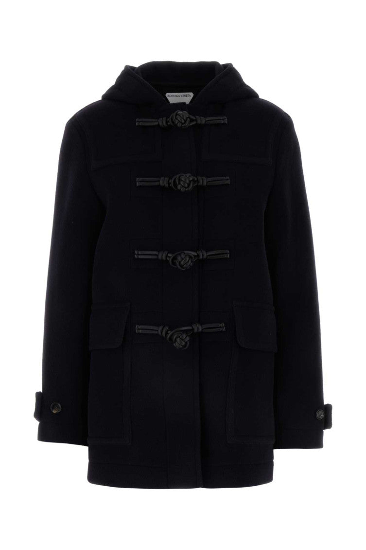 Navy Blue Wool Duffle Coat 1
