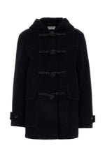 Navy Blue Wool Duffle Coat 1