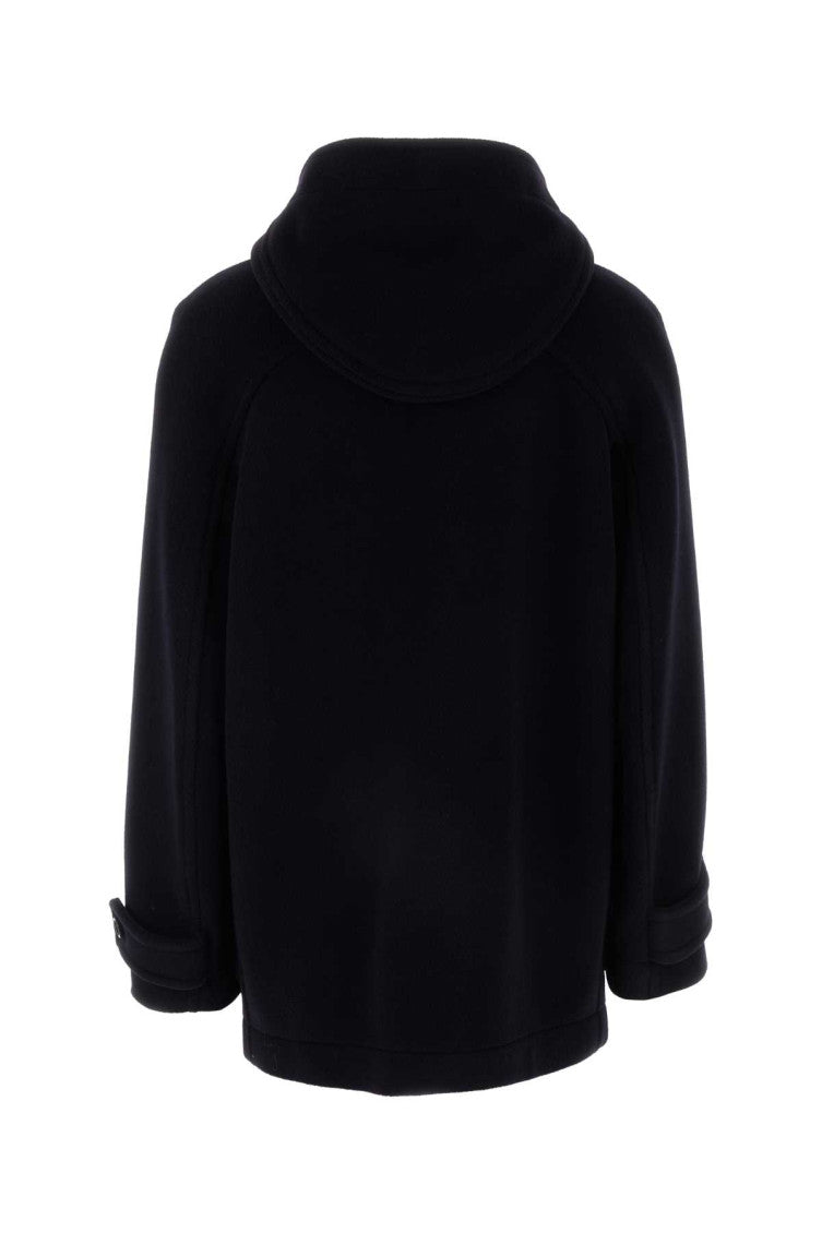 Navy Blue Wool Duffle Coat 2