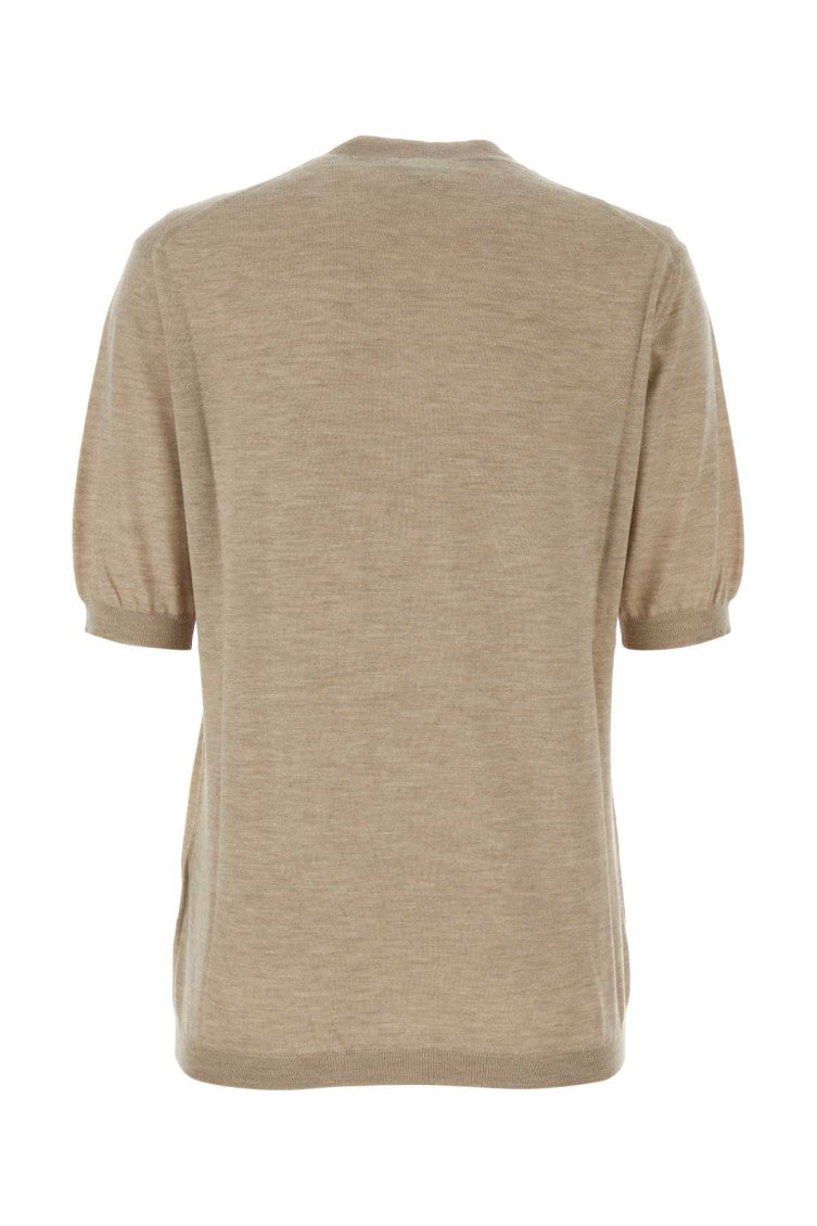 Beige Cashmere Sweater 2