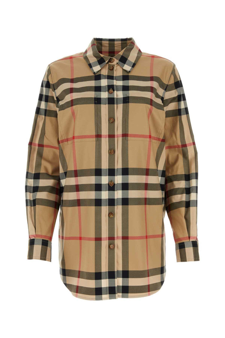 Beige Check Shirt 1