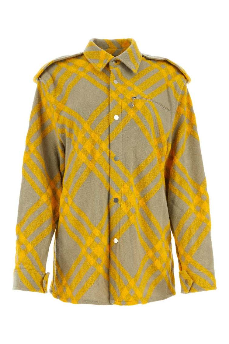 Yellow Check Pattern Shirt 1