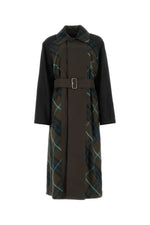 Multi Color Reversible Trench Coat 1