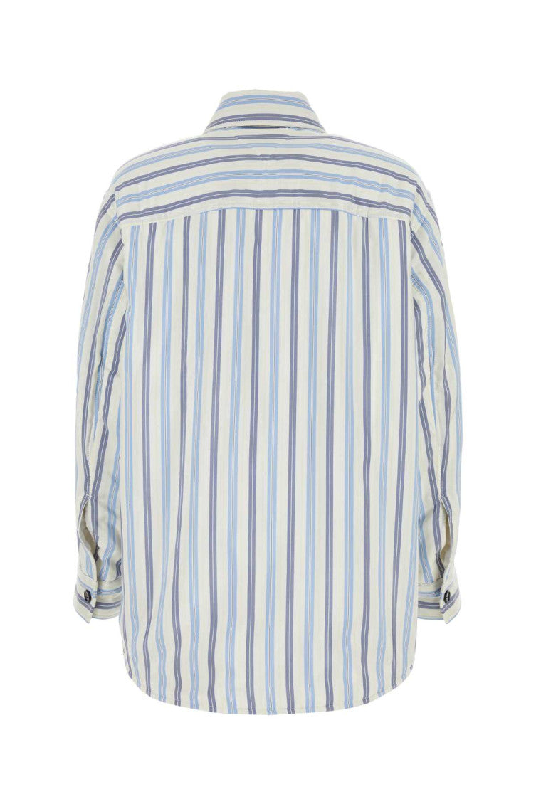 Multicolor Embroidered Oversize Padded Shirt 2
