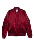 Red Nylon Bomber Jacket 1