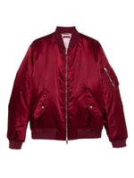 Red Nylon Bomber Jacket 1