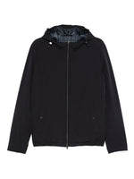 Navy Blue Solid Jacket 1