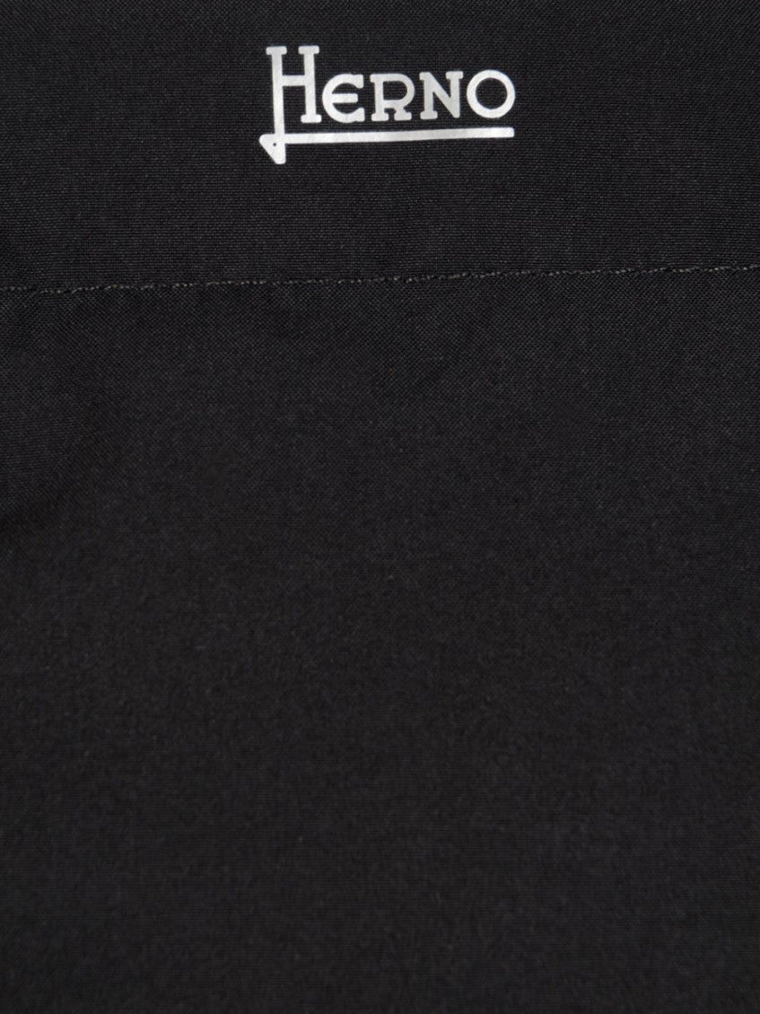 Black Midi Hooded Jacket 2