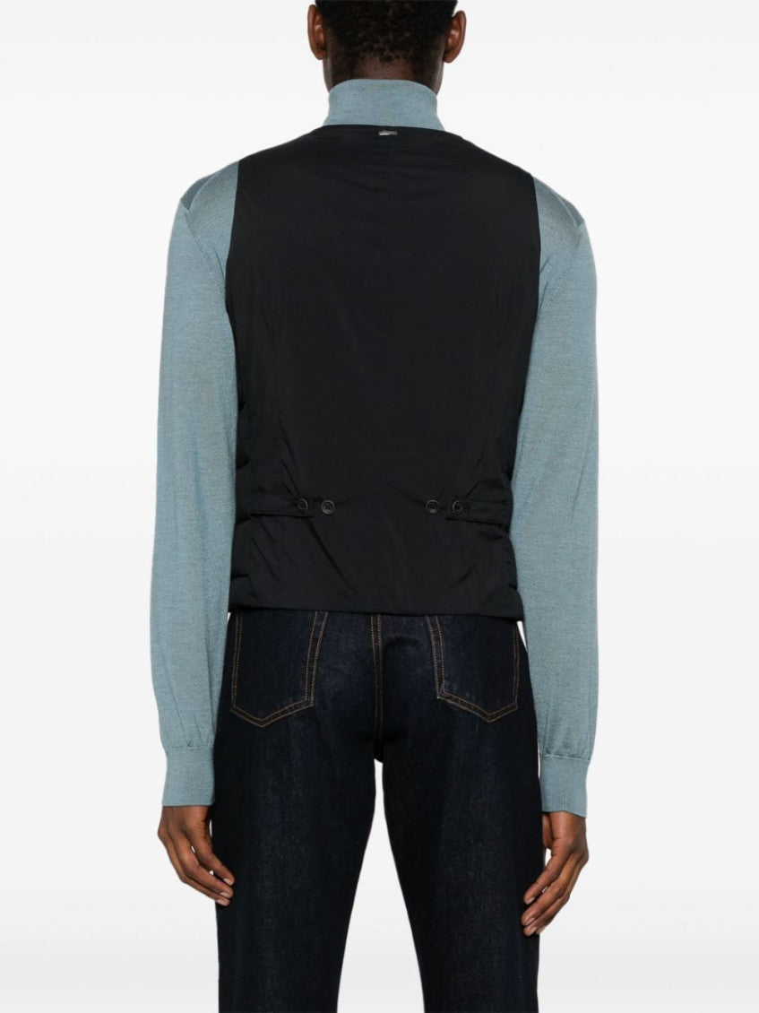 Black Panciotto Quilted Vest 2