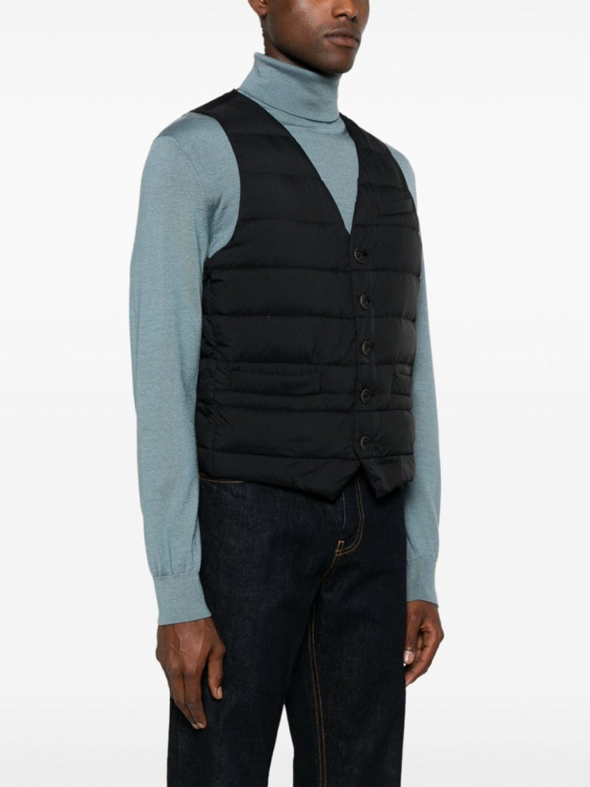 Black Panciotto Quilted Vest 3