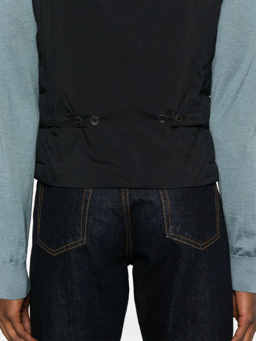 Black Panciotto Quilted Vest 4