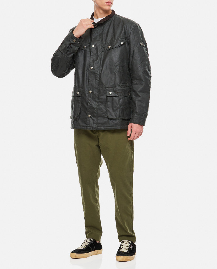 Dark Green Duke Wax Jacket 2