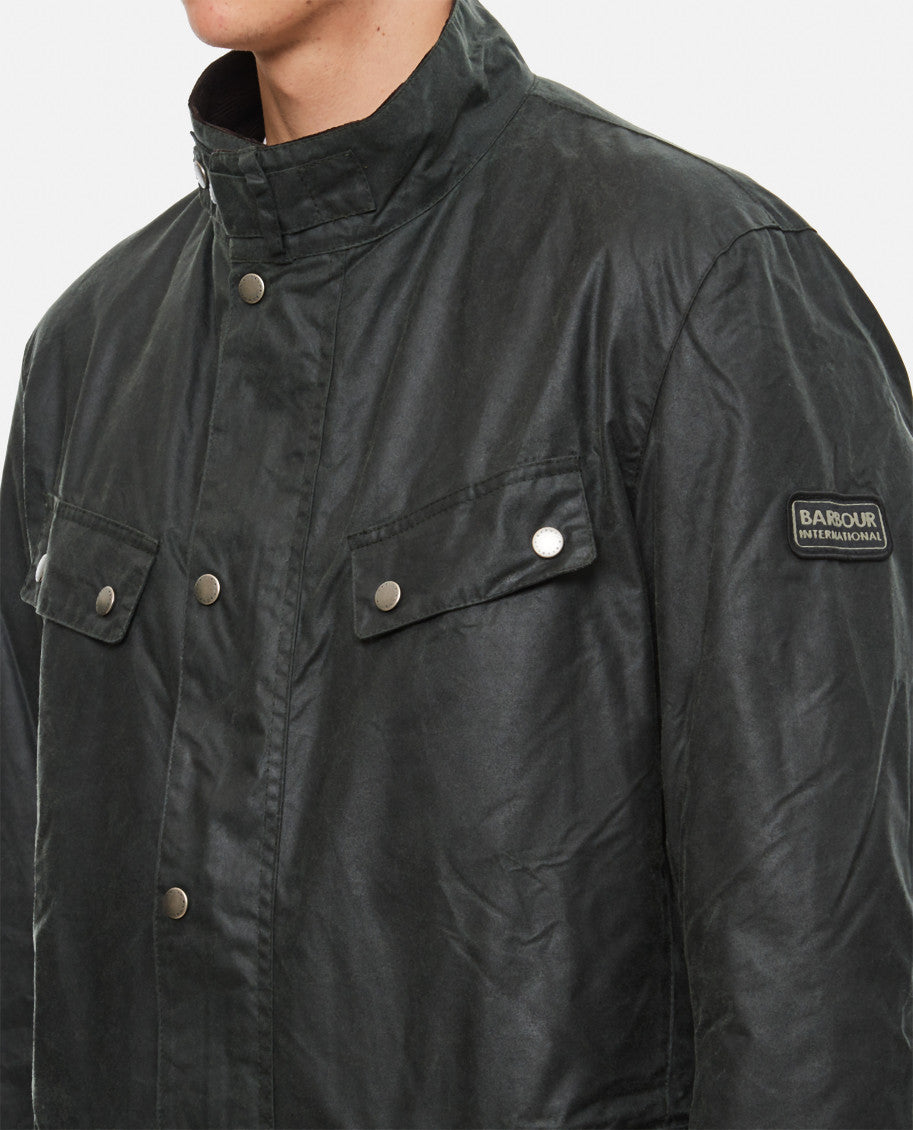 Dark Green Duke Wax Jacket 4