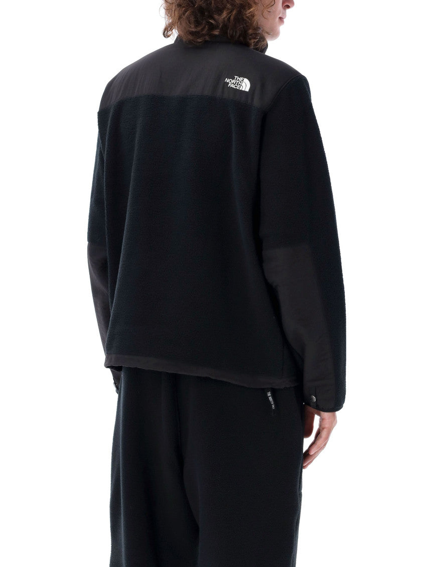 Black Stand-Up Collar Logo Jacket 2