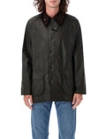 Olive Green Corduroy Collar Jacket 1