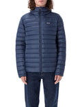 Blue Logo Hood Puffer Jacket 1