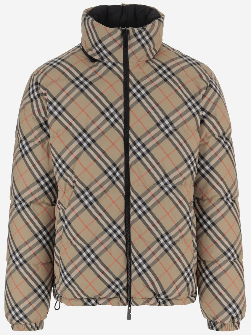 Beige Check Pattern Jacket 1