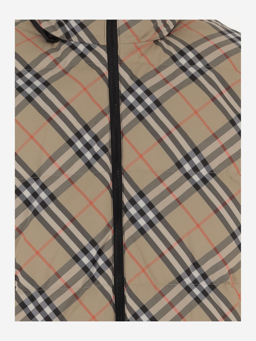 Beige Check Pattern Jacket 5