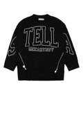 Kids Black Logo Sweatshirt 1