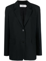 Black Single-Breasted Blazer 1