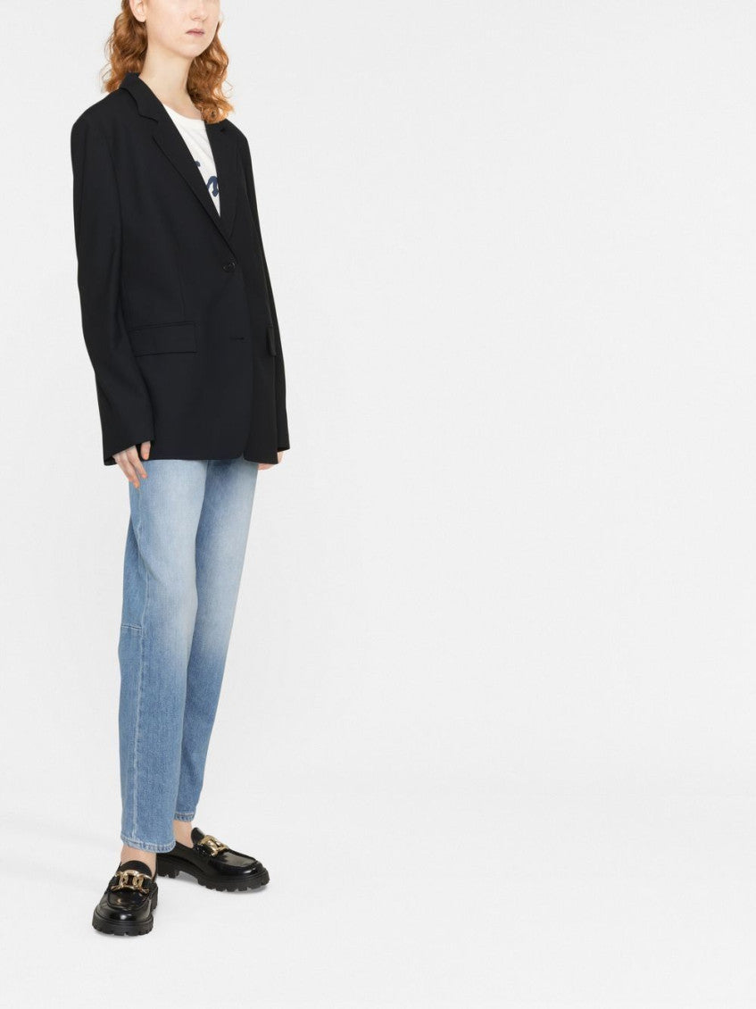 Black Single-Breasted Blazer 2