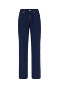 Blue Straight Low Rise Jeans 1