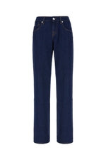 Blue Straight Low Rise Jeans 1