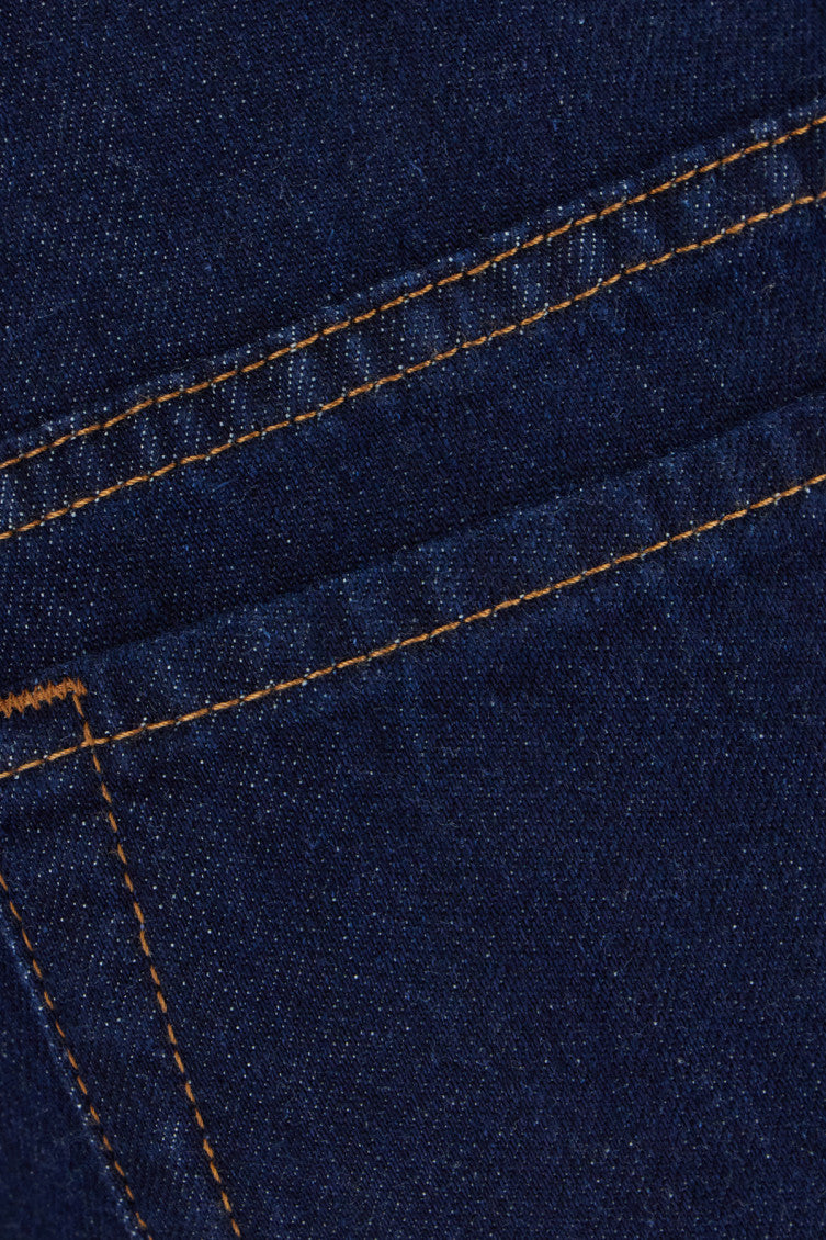 Blue Straight Low Rise Jeans 3
