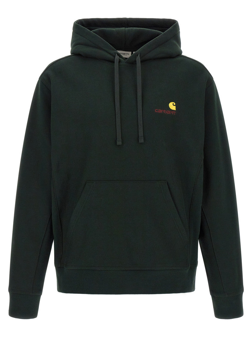 Dark Green Logo Hoodie 1