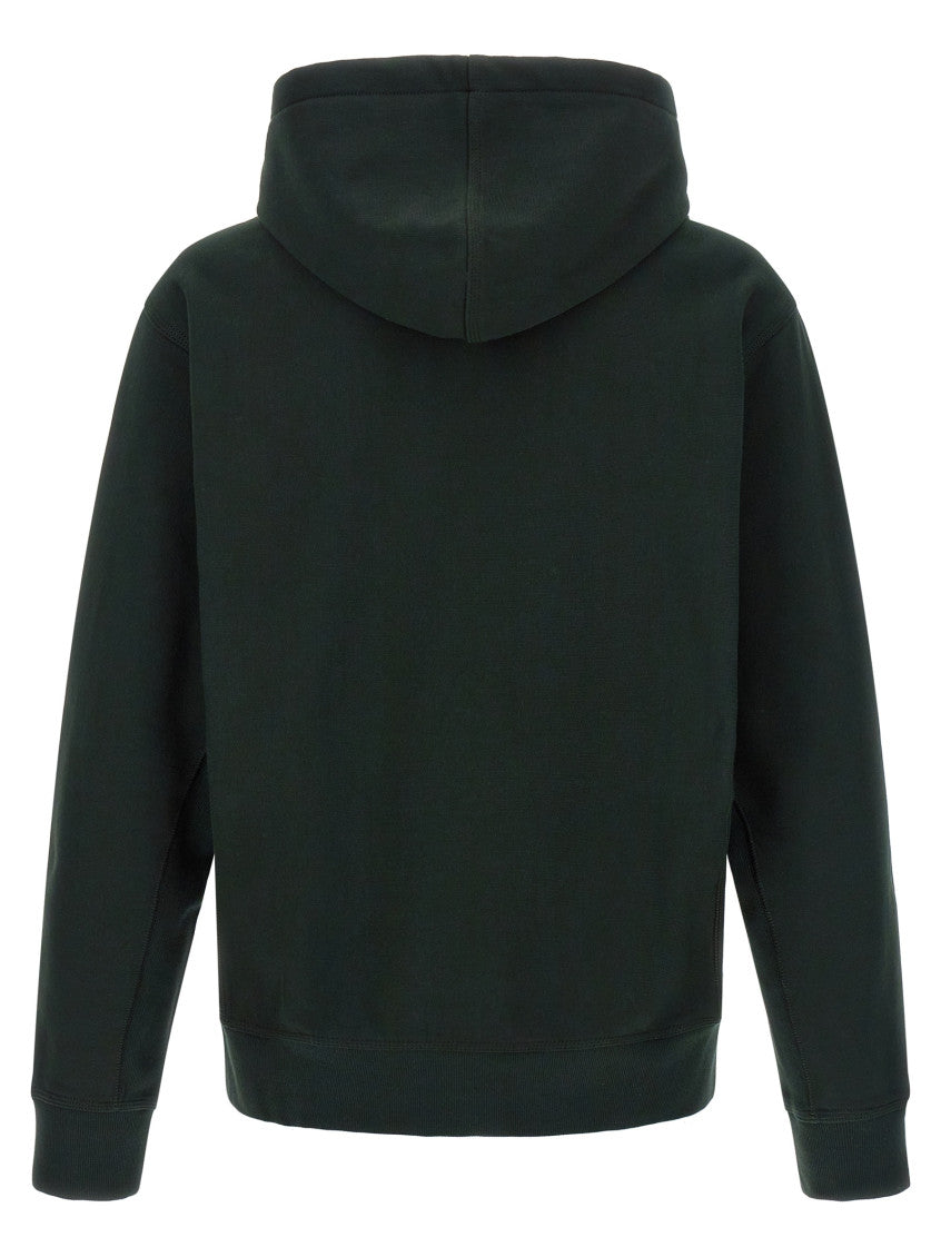 Dark Green Logo Hoodie 2