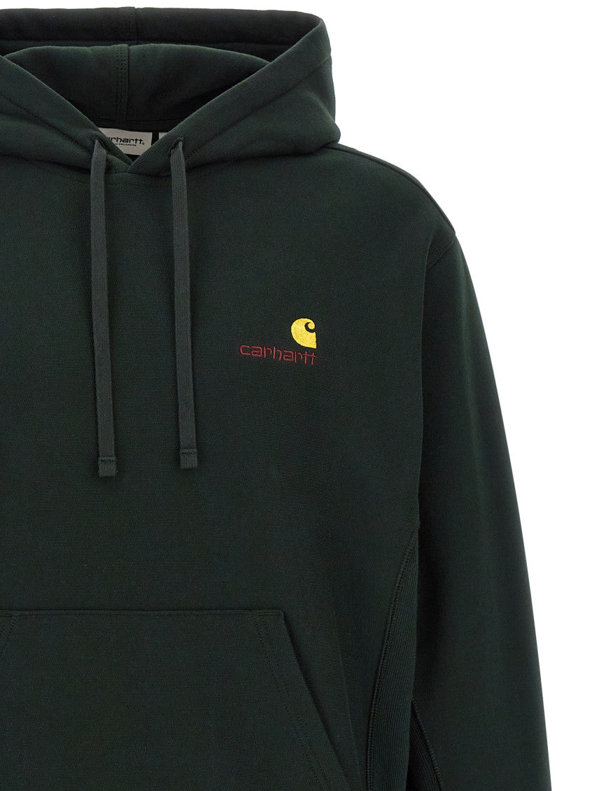 Dark Green Logo Hoodie 3