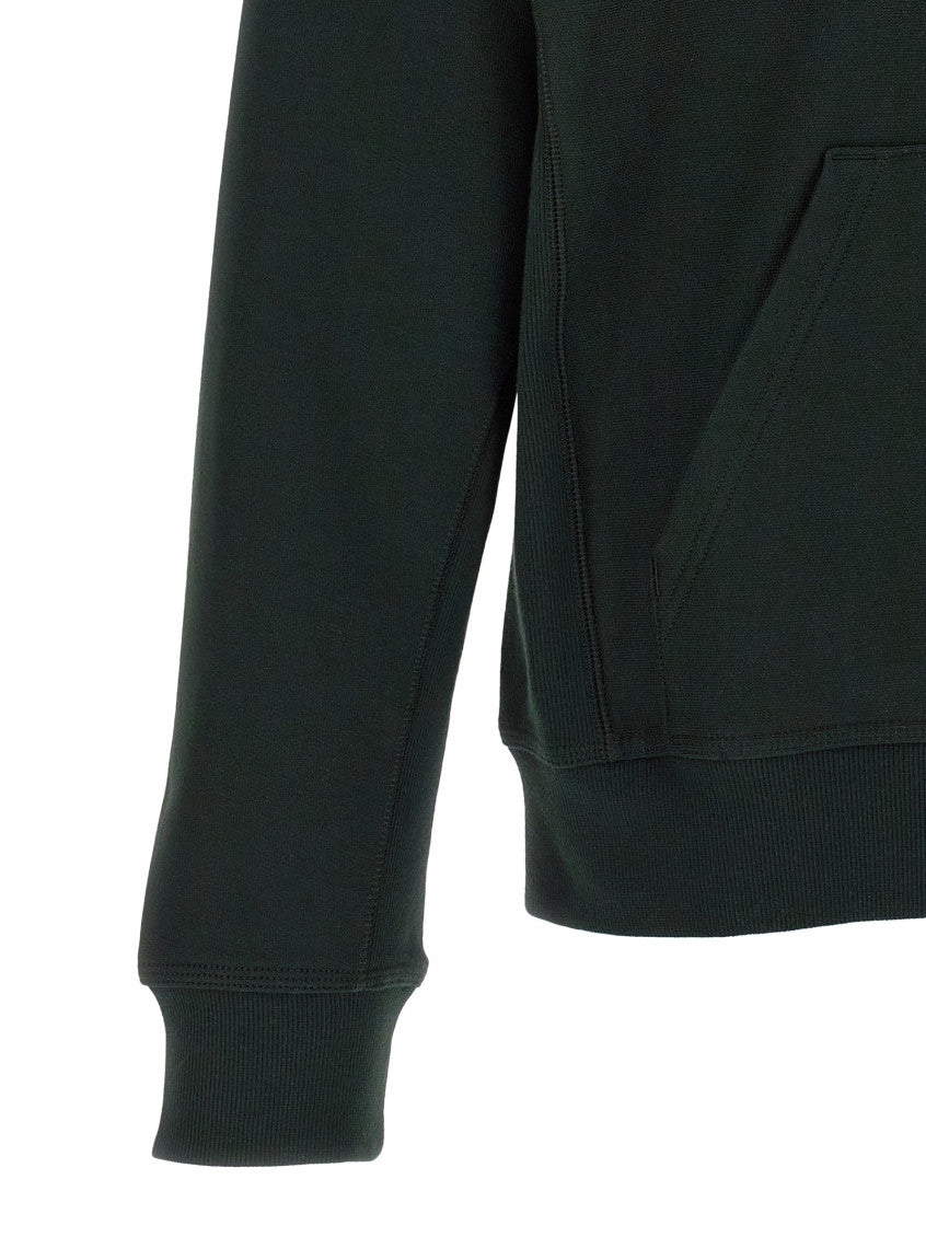 Dark Green Logo Hoodie 4