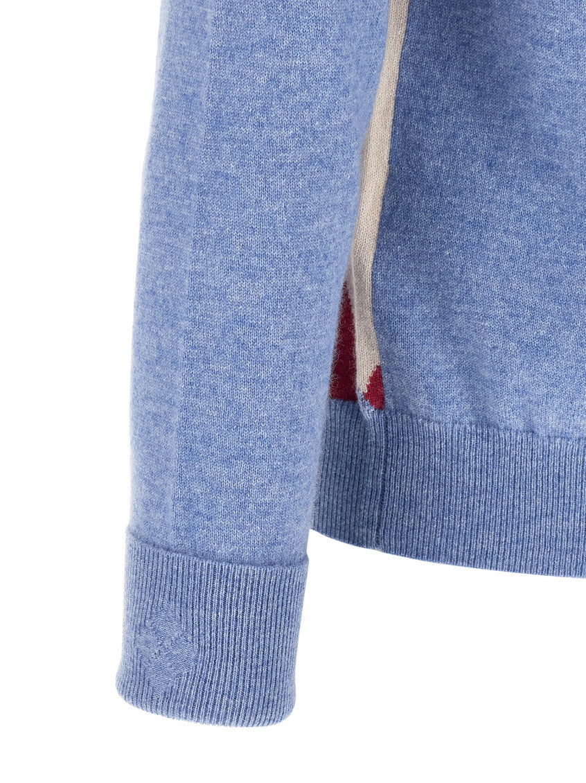 Light Blue Regular Sweater 4