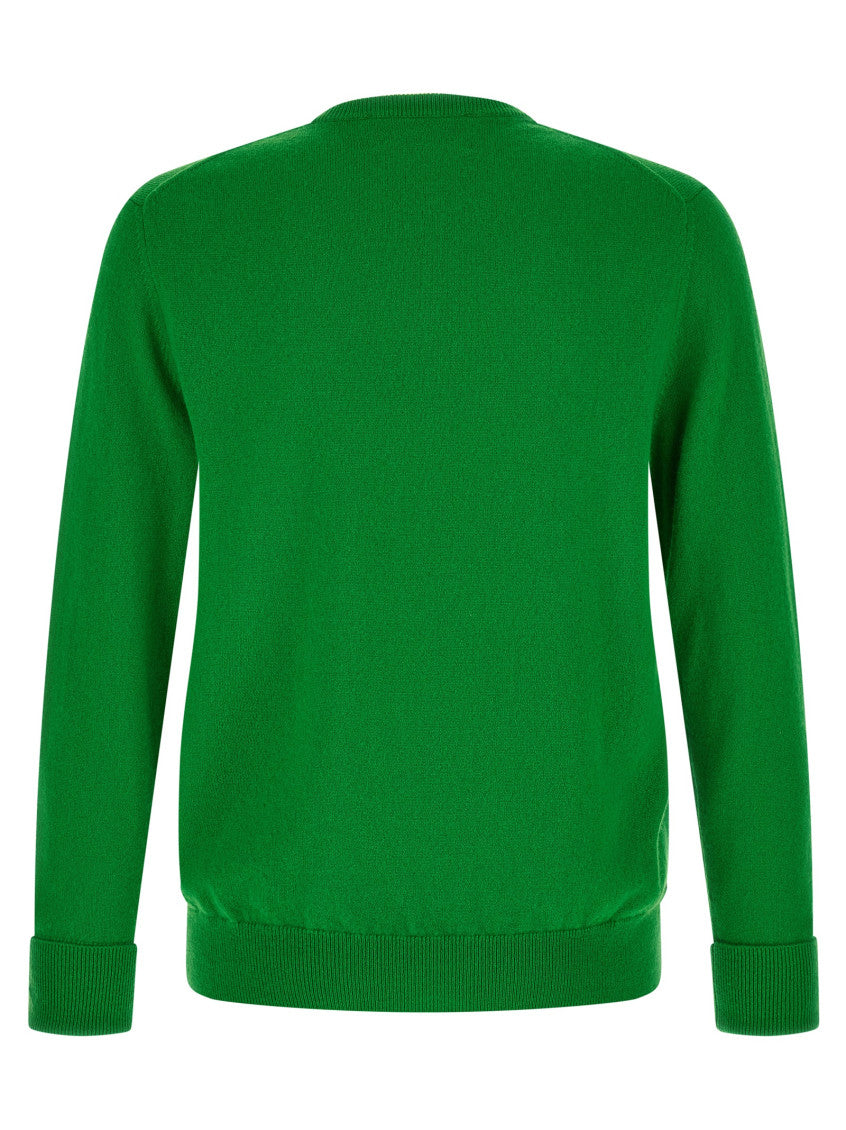 Green Crew Neck Sweater 2