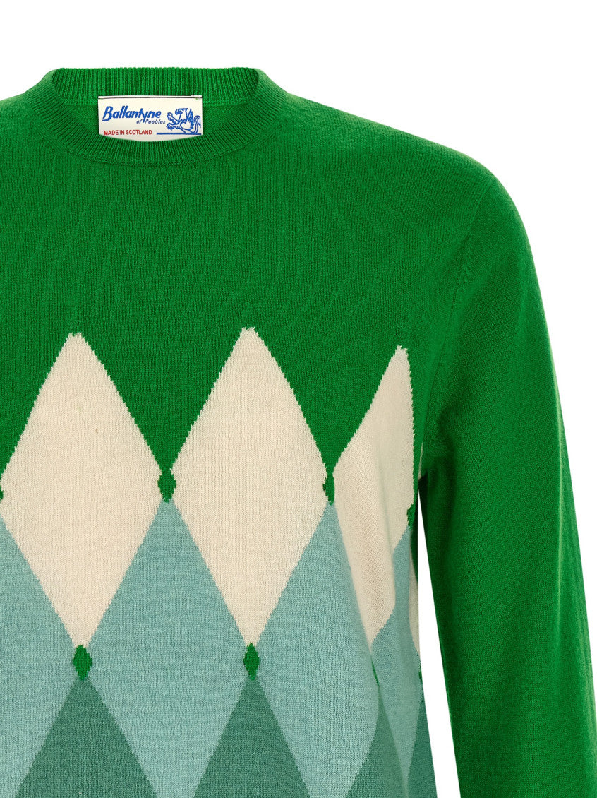 Green Crew Neck Sweater 3