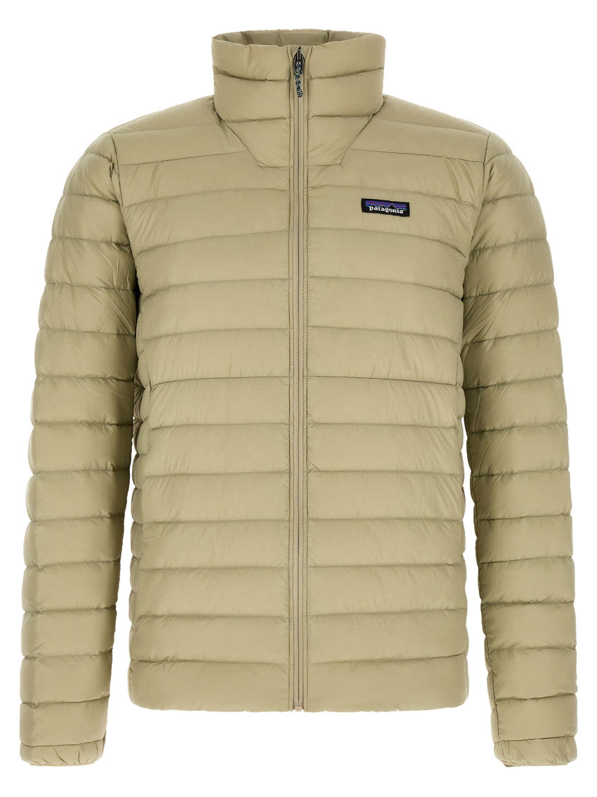 Beige Mock Collar Jacket 1