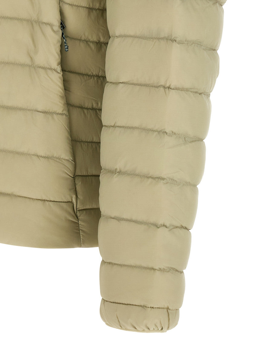 Beige Mock Collar Jacket 4
