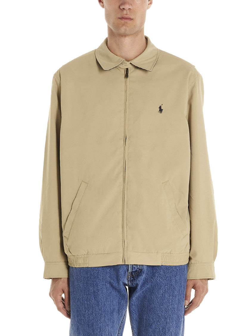 Beige Shirt Collar Jacket 1