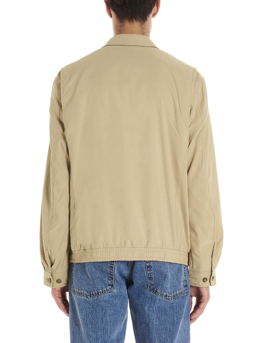 Beige Shirt Collar Jacket 3