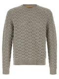 Grey Crew Neck Sweater 1