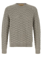 Grey Crew Neck Sweater 1