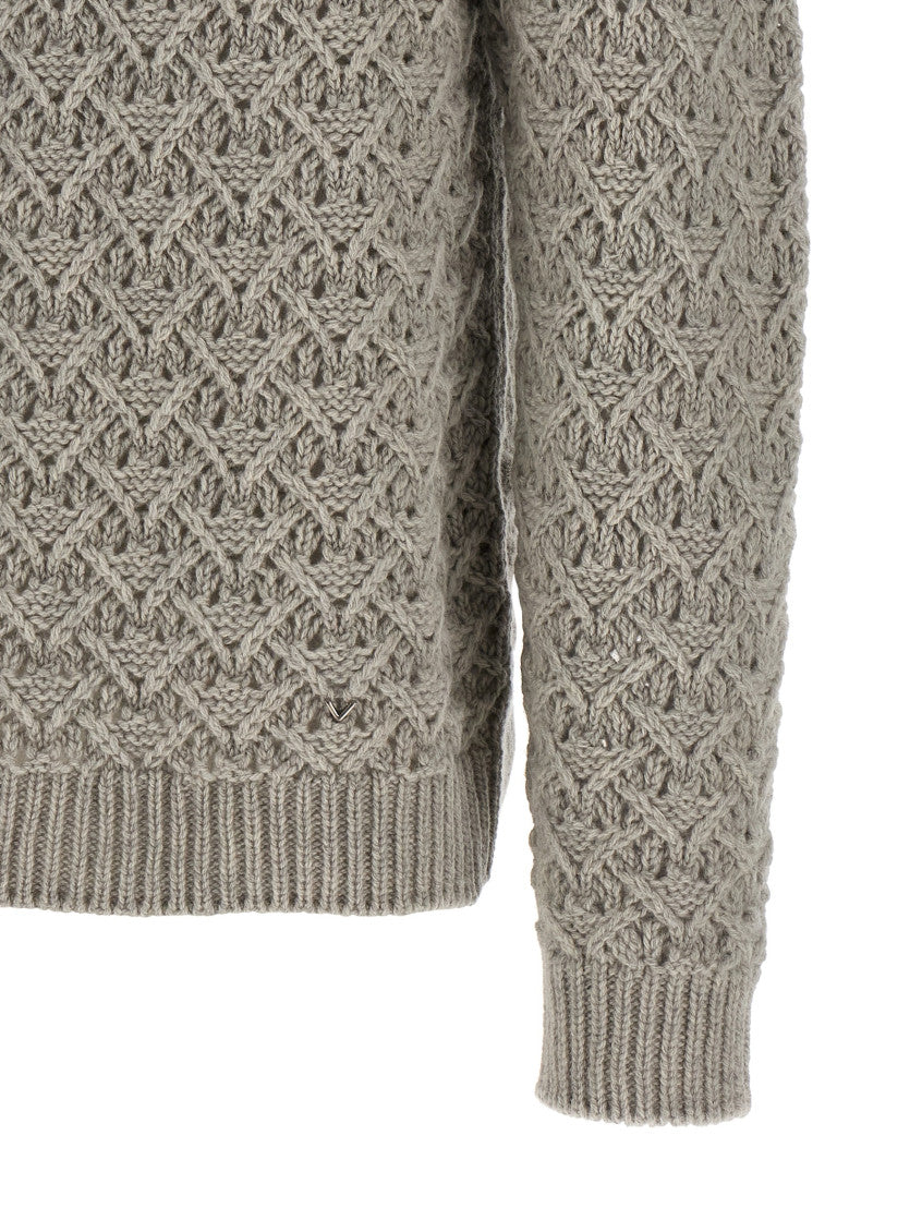 Grey Crew Neck Sweater 4