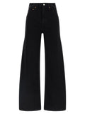 Black Relaxed Mid Rise Jeans 1