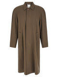 Beige Oversized Trench Coat 1