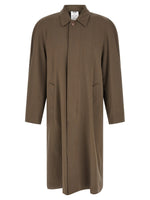 Beige Oversized Trench Coat 1