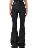 Black Flared High Rise Jeans 1