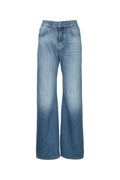 Blue Flared High Rise Jeans 1