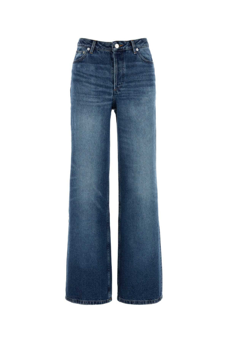 Blue Bootcut High Rise Jeans 1